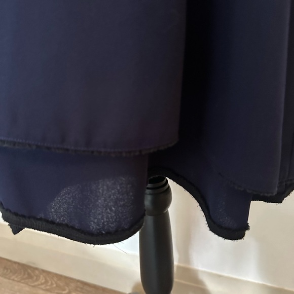 RACHEL Rachel Roy Navy Blue swing dress SZ M scoop back mini - Picture 5 of 7